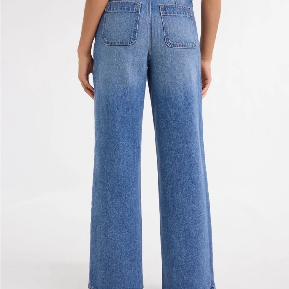 FREE ASSEMBLY WALMART  Women's Wide Leg Jeans 14 SHORT - Picture 2 of 6
